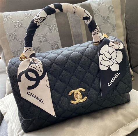 chanel coco bag handle mini chevron|chanel coco handle prices.